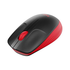 Logitech M190 Wireless Mouse , Full Size Ambidextrous Curve Design, 18-Month Battery with Power Saving Mode, USB Receiver, Precise Cursor Control + Scrolling, Wide Scroll Wheel, Scooped Buttons -Black