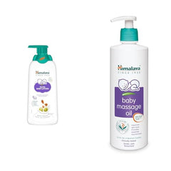 Himalaya Baby Massage Oil 200ml | All-round growth | Strong Bones & Muscles | Ashwagandha, Country Mallow & Aloe Vera | No.1 Dr. Recommended Brand| Vitamin E | 99% NOI | Mineral oil free