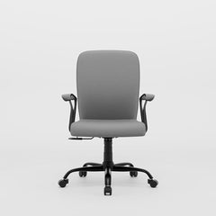 Green Soul Seoul X Office Chair, Mid Back Fabric Ergonomic Home Office Desk Chair with Comfortable & Spacious Seat, Rocking-tilt Mechanism & Heavy Duty Metal Base (Black)