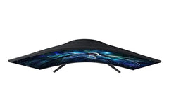 Samsung 32" (80cm) Odyssey G5 2K Curved Gaming Monitor|QHD 2560 X 1440|1000R Curved|165Hz|1ms(MPRT)|300nits|Ports-HDMI,DP,Headphone|DP Cable|HDR10|FreeSync|LS32CG550EWXXL|Black