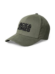 JACK & JONES Men Cotton Cap (12204480_Forest Green_ONE)