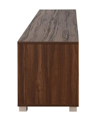 DeckUp Soneva Engineered Wood TV Unit (Wotan Oak & White, Matte Finish)