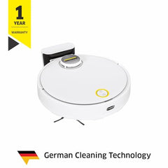 KARCHER RCV 3, 2-in-1 Robotic Vacuum Cleaner with Mopping, 2500 Pa Suction Power, 3200 mAh Battery, 120 Min Runtime, Advanced LiDAR Technology, Fall Sensors, Smart App Control, German Tech, White