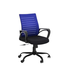 beAAtho® Verona Mesh Mid Back Ergonomic Office Chair with 3 Years Limited Warranty - Adjustable Height, Strong Metal Base, Revolving Study & Computer Chair for Work from Home (Grey)