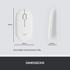 Logitech MK470 Slim Wireless Keyboard and Mouse Combo - Modern Compact Layout, Ultra Quiet, 2.4 GHz USB Receiver, Plug n' Play Connectivity, Compatible with Windows - Graphite