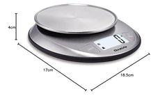Themisto TH-WS20 Digital Kitchen Weighing Scale Stainless Steel (5Kg)