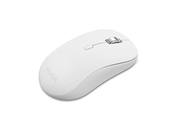 Lenovo Yoga Bluetooth Silent Mouse, 3 Level DPI Adjustment, 36 Month Battery Life, Bluetooth 5.3, 3 Device Paring, Whisper Quiet, Programmable Buttons, Smooth Finish, Luna Grey