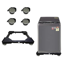 JASDONE ® Heavy Duty Adjustable Top Load Washing Machine Stand Trolley Compatible for LG 6kg, 6.5kg, 7kg, 7.5kg, 8kg,9kg, 10kg Water Proof (Suitable for TOPLOAD Washing Machine only)