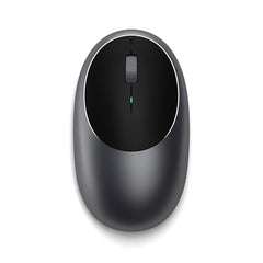 SATECHI M1 Wireless Bluetooth Mouse, USB-C Rechargeable, Compact, Silver