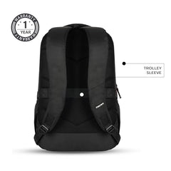 Gear Aspire 3 19"/35L Large Faux Leather Water Resistant Laptop Backpack | Casual Backpack | Daypack | Travel Backpack | College Bag For Men/Women (Brown - Brown)