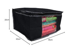 Kuber Industries Clothes Organizer For Wardrobe (Pack of 3 Each) 2-in-1 Combo Storage Organizer For Saree and Blouse - Dress Organizer For Wardrobe - Saree Covers With Zip (Maroon)