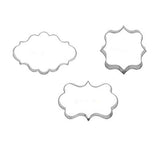 SYGA Cookie Cutter Stainless Steel Cookie Cutter with 3 Shape