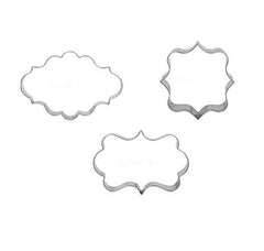 SYGA Cookie Cutter Stainless Steel Cookie Cutter with 3 Shape