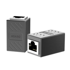 AGARO Cat8 Ethernet Extender Female to Female RJ45 Coupler Adapter, 8P8C Inline LAN Connector for Cat6/Cat7/Cat8 Cable Extension, Network Cable Joiner, High-Speed, Stable Connection, Pack of 1