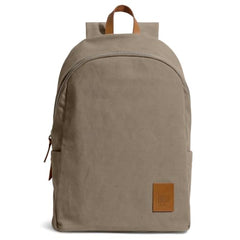 DailyObjects Pedal Everyday Casual Laptop Backpack (16L) Fits Upto 14 Inch Laptop, Unisex Travel Backpack Durable Canvas Material, Zippered Compartments With Pockets (Beige)