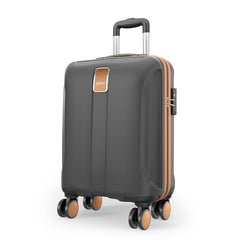 Safari Thorium Royale 8 Wheels Set of 2 Trolley Bags Hard Case Polycarbonate Luggage, TSA Lock, Wet Pouch Organized Interior, Suitcase for Travel, Trolley Bags for International Travel, Vanilla Tan
