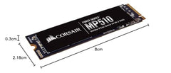 Corsair MP600 CORE 2TB M.2 NVMe PCIe x4 Gen4 SSD (Up to 4,950MB/sec Sequential Read & 3,700MB/sec Sequential Write Speeds, High-Speed Interface, 3D QLC NAND, Built-in Heatspreader) Aluminum