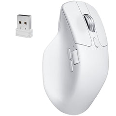 Keychron M6 Silent Wireless Gaming Mouse, 1000Hz Polling, Bluetooth 5.3/2.4GHz/Wired, PixArt 3311 Optical Sensor up to 12,000 DPI, Lightweight 3.03 oz(86g), Programmable, for Windows/Mac/Linux – Black