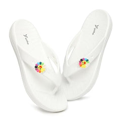Yoho Drizzle Soft Slippers for Women, Mild Acupressure, Lightweight, Anti Skid & Slip, Diabetic Footwear for Woman, Home Wear Bathroom Chappal for ladies | Waterproof Monsoon & Rainy Footwear | Pastel Lavender - UK 5