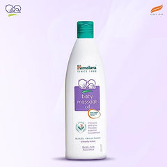 Himalaya Baby Massage Oil 200ml | All-round growth | Strong Bones & Muscles | Ashwagandha, Country Mallow & Aloe Vera | No.1 Dr. Recommended Brand| Vitamin E | 99% NOI | Mineral oil free
