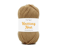 Craft Affair | Knitting Nest Acrylic Yarn (200 Meter, 100 Grams, 2mm) / Woolen Yarn/Acrylic Yarn for Knitting and Crocheting-Olive