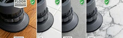 TRILOXX Heavy Duty Washing Machine Stand for Front Load & Top Load Washing Machines | Anti Vibration Adjustable Fridge & Appliance Base Stand | Strong Rust Resistant Support (Pack of 4)