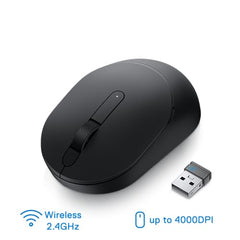 DELL MS3320W Wireless (RF/Bluetooth) Mouse, up to 4000DPI, up to 36 Month Battery Life, 3Y Advance Exchange Warranty - Black