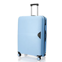 HRX Parabola 3-Piece Luggage Set Intergallcatic Grey Polypropylene Hard Shell Suitcase Set - Premium Travel Trolley Bags with 8 Spinner Wheels, Number Lock & Water Resistant Body