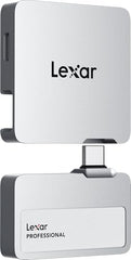 Lexar 1TB Professional Go Portable SSD, Supports Apple ProRes, Up to 1050MB/s Read & 1000MB/s Write, USB 3.2 Gen 2, Rugged, Compatible with iPhone 15 Series, PC & Mac (LSL400X001T-RNSNU)