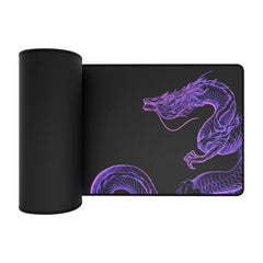daWg KeyMat R1 Esports Gaming Mouse Pad, 800 x 300 mm, 4mm Thickness Extended Desk Mat, Anti-Fray Stitching, Anti-Skid Rubber Base, Pro-Grade Tracking Surface, High-Velocity Glide (Dragon)