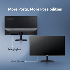 Acer SA272U P1 27 Inch WQHD (2560x1440) IPS Ultra Slim Monitor | 144Hz Refresh Rate | 1ms VRB | HDR10 | AMD FreeSync | HDMI 2.0 + DisplayPort 1.4 | Built-in Dual Speakers | VisionCare | Black