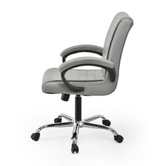GOYALSON Ergonomic Revolving Office Home Swivel Desk Chair with Adjustable Height Smooth Moving (2, Black, Standard)