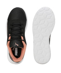 Puma Womens Dazzler WNS Black-White-Deeva Peach Sneaker - 7 UK (31218201)
