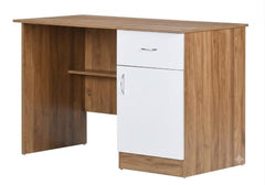 DeckUp Plank Uniti Engineered Wood Study Table and Office Desk (Bavarian Beech, Matte Finish)