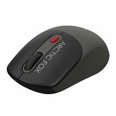 Arctic Fox ProMaxe Wireless Mouse | 2400 DPI |2.4 GHz with USB Nano Receiver | High Precision Optical Tracking| for PC/Mac/Laptop - Cool Gray