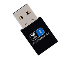 V88R Bluetooth WiFi USB Dongle for PC & Laptop, 2-in-1 Wireless Adapter with Bluetooth 4.0 and 150Mbps WiFi Speed, Plug & Play, Compatible with Windows, Mac and Linux