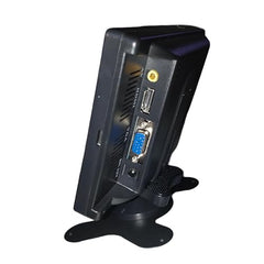 PARUHT 7 Inch TFT Monitor LCD Screen Display with VGA AV HDMI Input for CCTV Rear View Monitor, Black PHT7TFT