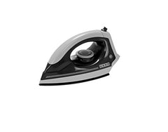 USHA EI 3302 1100 W Dry Iron with Black American Heritage Soleplate (Grey-Black)