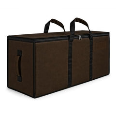 Storite Jumbo Super-Size 81 L Canvas Moisture Proof Heavy Duty Storage Bag | for Toys/Stationery/Blankets/Clothes/Moving Bags MultiPurpose With Strong Reinforced Handles Rectangular Cream (87x26x36 cm)