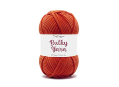 Craft Affair | Bulky Yarn/Blanket Yarn (8mm, 50 Meter, 100 Gram) | Chenille Yarn | for Craft Project: Blood Red