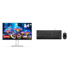Lenovo L27-4C| 27 Inch (68.58 cm) Ultraslim Monitor, FHD 1920x1080, IPS, 144Hz, 99% sRGB, 1ms, 2x3W Speakers, Dual HDMI, Display Port, Audio Port, AMD FreeSync,Eyesafe, Bezel-Less, VESA Mount, Grey