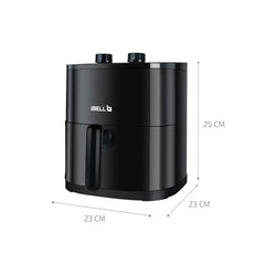 iBELL AEROFRY422M Air Fryer 4.2 Litre - 1500W, Multiple Cooking Options, Dishwasher Safe, Nonstick Coating, Adjustable Time & Temperature Control (Black)