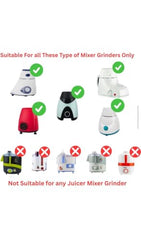1.5 Litre Plastic Juicer Mixer Grinder Jar with Lid | Heavy Duty Transparent Blender Jar| pack of 1