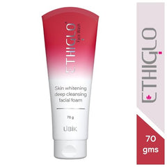 Ethiglo Deep Cleansing Facial Foam Face Wash for Healthy, Soft and Smooth Skin | Removes Dirt, Impurities and Excess Oil | Suitable for normal to oily and acne prone skin | Pack of 5 (70g)