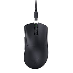 Razer Deathadder Essential - True 6400 DPI Optical Sensor, Wired Ergonomic Form Factor, High Durability, 5 Hyper Response Buttons, 10 Million Clicks RZ01-03850100-R3M1 - Black