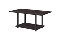 DeckUp CF9048 Tube-N-Turn Engineered Wood Coffee Table (Dark Wenge, Matte Finish)