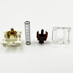 Zjmehty Gateron G Pro3.0 White Switches for Mechanical Keyboard,3-Pin 38gf Linear/Pre-Lubed/Pin-Enhanced Switches(108pcs,White,3-Pin)