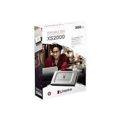 Kingston XS2000 500GB SSD | Pocket-Sized | USB 3.2 Gen 2x2 | External Solid State Drive | Up to 2000MB/s | SXS2000/5000GA