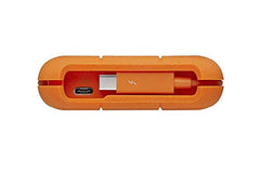 LaCie Rugged SSD Pro 1TB Solid State Drive - USB-C Thunderbolt 3, Drop Shock Dust Water Resistant, for Mac and PC Computer Desktop Laptop, 1 Mo Adobe CC (STHZ1000800)