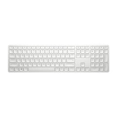 HP 970 Creator Keyboard, Wireless and Multi-Device with 20 programmable Shortcut Keys, Backlit with sensors, up to 6 Month Battery, AES encrypted, 1yr Warranty, 0.67 kg, Silver